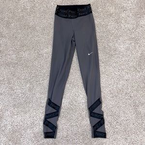 Nike Pro Dri Fit Leggings Gray